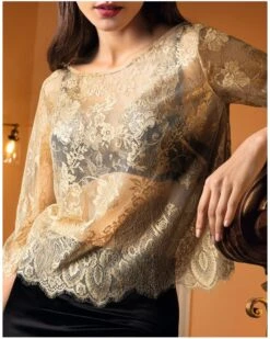 Blouse Lise Charmel Déesse En Glam (Or Glamour)