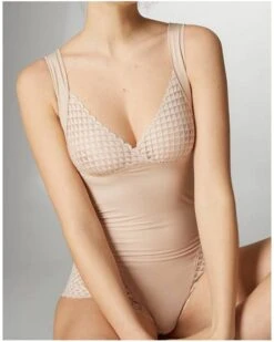 Simone Perele Body Contrôle Simone Pérèle Subtile (Peau Rosé) -Aubade Lingerie Boutique body controle simone perele subtile peau rose 2