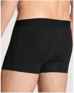 Boxer Calida Cotton Code 100% Coton (Noir) -Aubade Lingerie Boutique boxer calida cotton code 100 coton noir 2