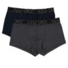 Boxer HO1 HOM Boxerlines Lot De 2 (Marine/ Gris) -Aubade Lingerie Boutique boxer ho1 hom boxerlines lot de 2 marine gris