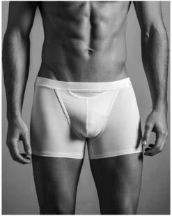 Boxer HO1 HOM Tencel Soft (Blanc) -Aubade Lingerie Boutique boxer ho1 hom tencel soft blanc 2