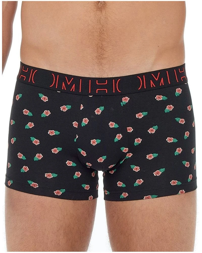 Boxer HOM Hiro Lot De 3 (Noir/Noir Imprimé/Rouge) 8 Boxer HOM Hiro Lot De 3 (Noir/Noir Imprimé/Rouge) – Image 6