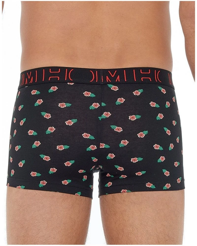 Boxer HOM Hiro Lot De 3 (Noir/Noir Imprimé/Rouge) 9 Boxer HOM Hiro Lot De 3 (Noir/Noir Imprimé/Rouge) – Image 7