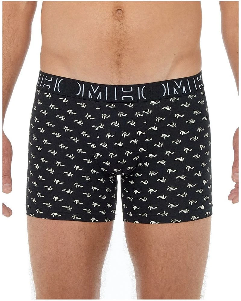 Boxer HOM Rayan Lot De 3 (Noir/Noir Imprimé/Grey) 4 Boxer HOM Rayan Lot De 3 (Noir/Noir Imprimé/Grey) – Image 2