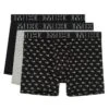 Boxer HOM Rayan Lot De 3 (Noir/Noir Imprimé/Grey)