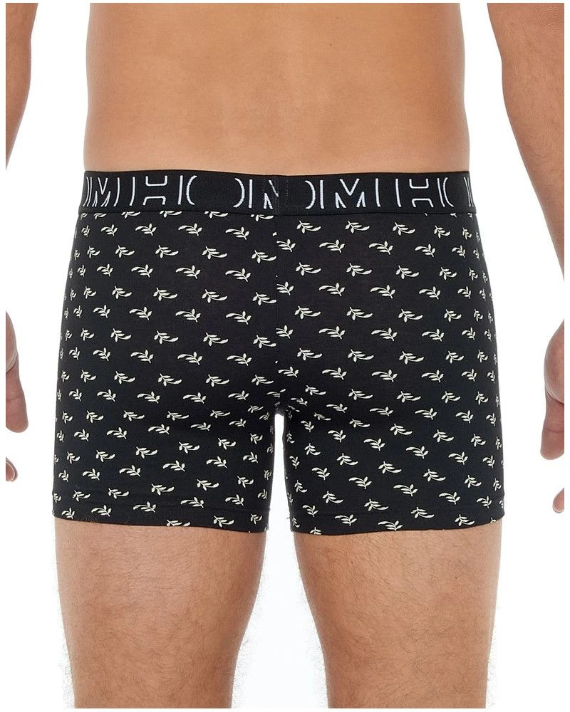 Boxer HOM Rayan Lot De 3 (Noir/Noir Imprimé/Grey) 5 Boxer HOM Rayan Lot De 3 (Noir/Noir Imprimé/Grey) – Image 3