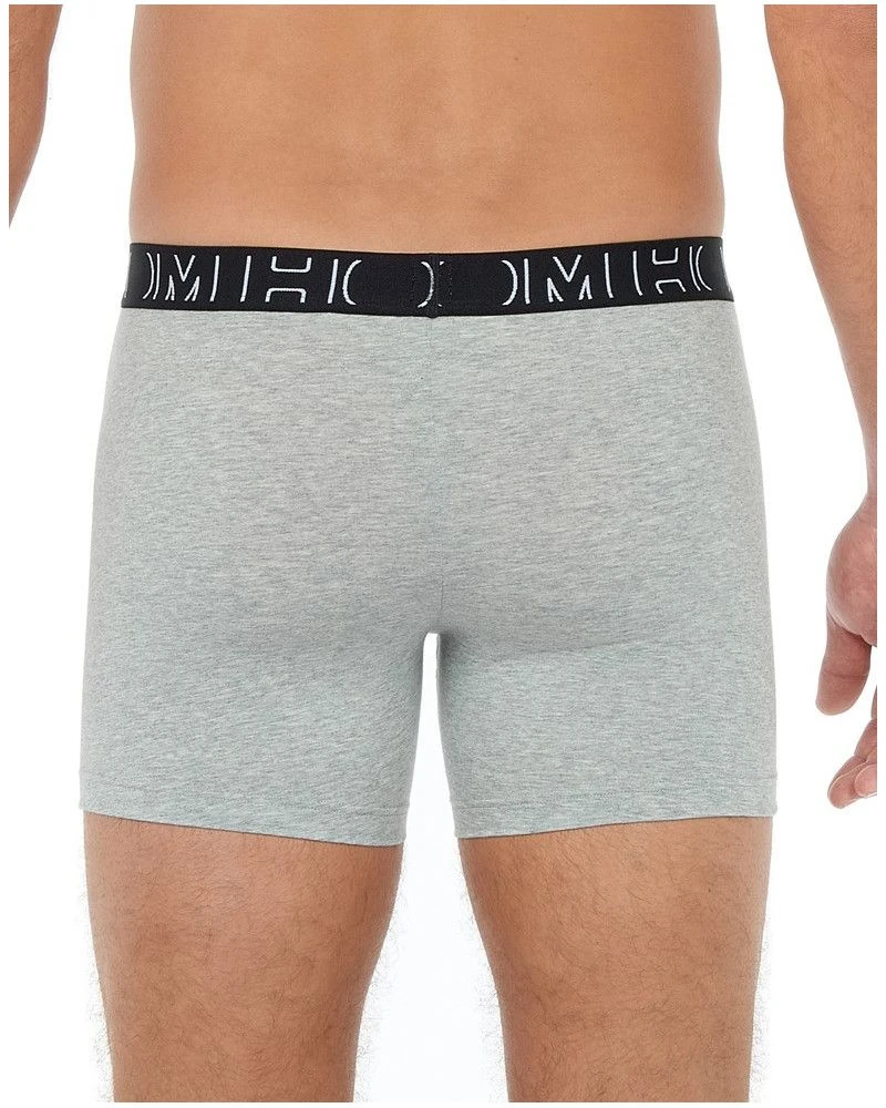 Boxer HOM Rayan Lot De 3 (Noir/Noir Imprimé/Grey) 6 Boxer HOM Rayan Lot De 3 (Noir/Noir Imprimé/Grey) – Image 4