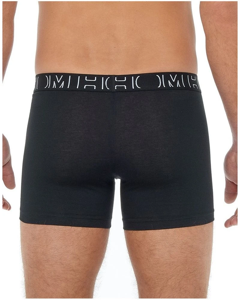 Boxer HOM Rayan Lot De 3 (Noir/Noir Imprimé/Grey) 9 Boxer HOM Rayan Lot De 3 (Noir/Noir Imprimé/Grey) – Image 7
