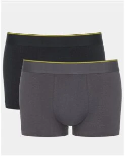 Boxers Sloggi For Men EVER Airy (Lot De 2) (Black Combination)