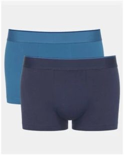 Boxers Sloggi For Men EVER Airy (lot De 2) (Blue-Dark Combination)