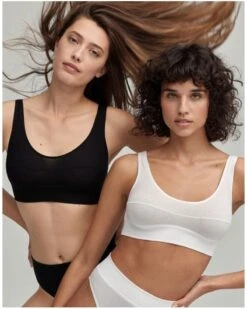 Brassière Calida Elastic (Noir) -Aubade Lingerie Boutique brassiere calida elastic noir 2