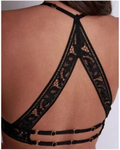 Brassière Triangle Aubade Coeur à Corps (Noir) -Aubade Lingerie Boutique brassiere triangle aubade coeur a corps noir 3