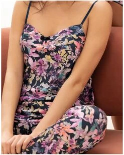 Caraco Antigel Mille Pétales (Pétales Aquarelle) -Aubade Lingerie Boutique caraco antigel mille petales petales aquarelle 2