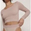 Crop Top Sloggi Ever Infused (Foggy Mauve) -Aubade Lingerie Boutique crop top sloggi ever infused foggy mauve