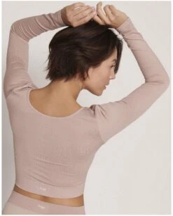 Crop Top Sloggi Ever Infused (Foggy Mauve) -Aubade Lingerie Boutique crop top sloggi ever infused foggy mauve 2