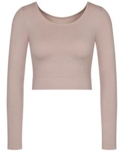 Crop Top Sloggi Ever Infused (Foggy Mauve) -Aubade Lingerie Boutique crop top sloggi ever infused foggy mauve 3