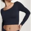 Crop Top Sloggi Ever Infused (Marine) -Aubade Lingerie Boutique crop top sloggi ever infused marine