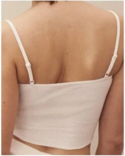 Crop Top Sloggi GO Ribbed (Angora) -Aubade Lingerie Boutique crop top sloggi go ribbed angora 2