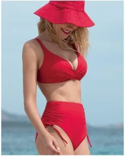 Culotte De Bain Taille Haute Antigel La Chiquissima (Mer Rouge) 11 Culotte De Bain Taille Haute Antigel La Chiquissima (Mer Rouge) -Aubade Lingerie Boutique culotte de bain taille haute antigel la chiquissima mer rouge 3