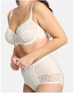 Culotte Haute Sans Complexe Ariane (Ivoire) -Aubade Lingerie Boutique culotte haute sans complexe ariane ivoire 3