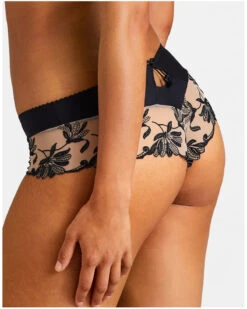 Culotte St Tropez Aubade Lovessence (Noir) -Aubade Lingerie Boutique culotte st tropez aubade lovessence noir 2