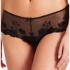Culotte St-Tropez Aubade Softessence (Noir) 1 Culotte St-Tropez Aubade Softessence (Noir) -Aubade Lingerie Boutique culotte st tropez aubade softessence noir