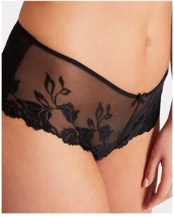 Culotte St-Tropez Aubade Softessence (Noir) -Aubade Lingerie Boutique culotte st tropez aubade softessence noir 2