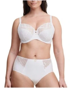 Culotte Taille Haute Chantelle Graphic Support (Blanc) 10 Culotte Taille Haute Chantelle Graphic Support (Blanc) -Aubade Lingerie Boutique culotte taille haute chantelle graphic support blanc 3