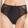 Culotte Taille Haute Louisa Bracq Electric Waves (Noir) -Aubade Lingerie Boutique culotte taille haute louisa bracq electric waves noir