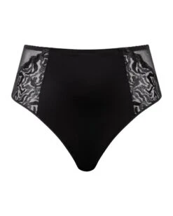 Culotte Taille Haute Louisa Bracq Electric Waves (Noir) -Aubade Lingerie Boutique culotte taille haute louisa bracq electric waves noir 3
