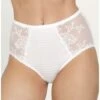 Culotte Taille Haute Louisa Bracq Elise (Blanc) 1 Culotte Taille Haute Louisa Bracq Elise (Blanc) -Aubade Lingerie Boutique culotte taille haute louisa bracq elise blanc