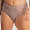 Culotte Taille Haute Louisa Bracq Julia (Taupe) 2 Culotte Taille Haute Louisa Bracq Julia (Taupe) -Aubade Lingerie Boutique culotte taille haute louisa bracq julia taupe