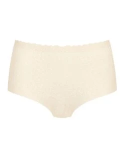 Culotte Taille Haute Sloggi Zero Feel Lace (Angora) -Aubade Lingerie Boutique culotte taille haute sloggi zero feel lace angora 2