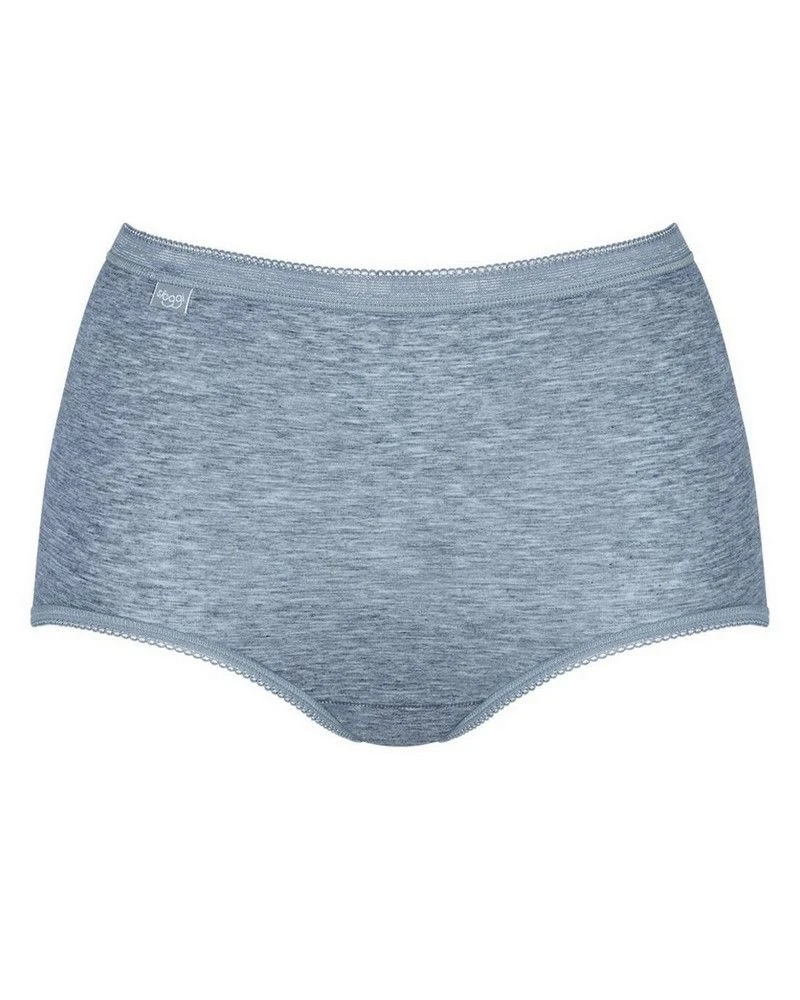 Culottes Maxi Sloggi Basic + (Lot De 4) (Gris) 5 Culottes Maxi Sloggi Basic + (Lot De 4) (Gris) – Image 3