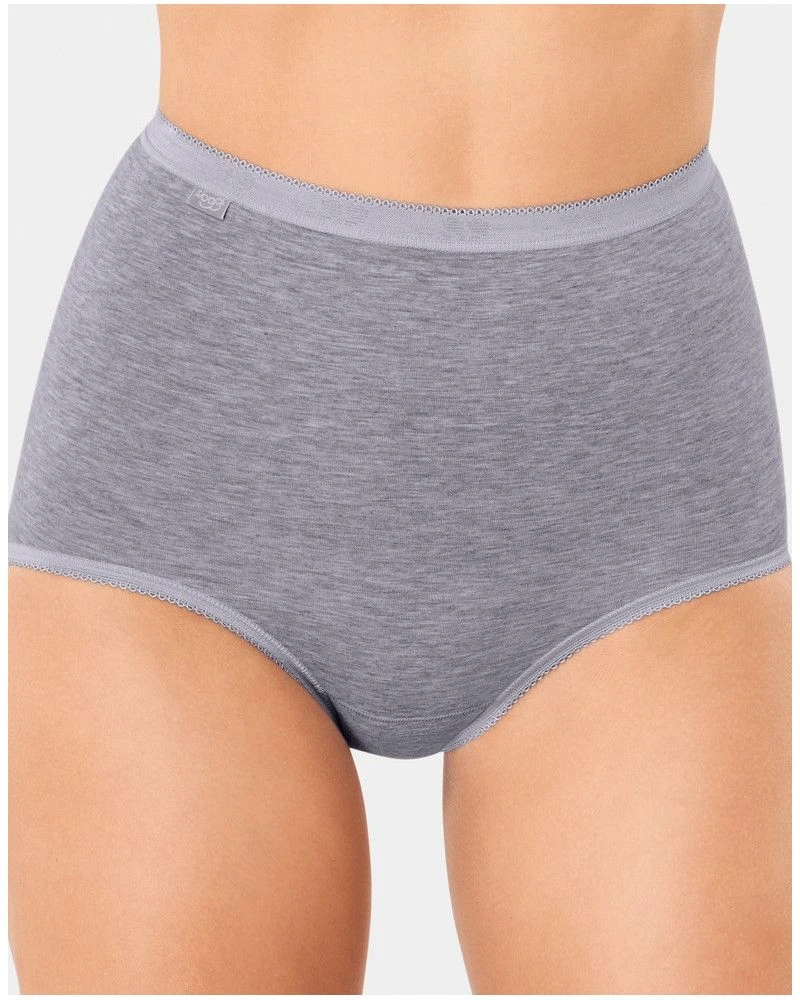 Culottes Maxi Sloggi Basic + (Lot De 4) (Gris) 3 Culottes Maxi Sloggi Basic + (Lot De 4) (Gris)