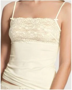 Débardeur Bretelles Spaghettis Calida Sensual Secrets (Alabaster Crème)