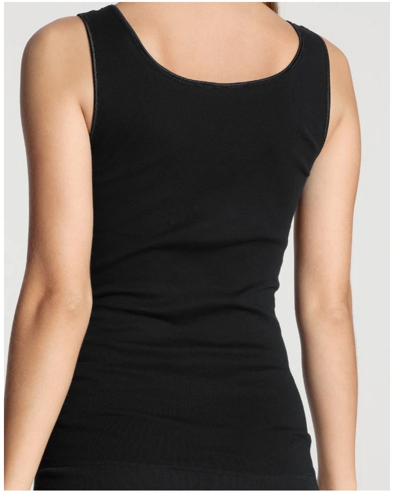 Débardeur Calida Feminin Sense 100% Coton (Noir) 4 Débardeur Calida Feminin Sense 100% Coton (Noir) – Image 2