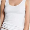 Débardeur Calida Hosen 100% Coton (Blanc) 2 Débardeur Calida Hosen 100% Coton (Blanc) -Aubade Lingerie Boutique debardeur calida hosen 100 coton blanc