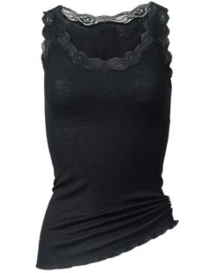 Débardeur Calida Richesse Lace Laine & Soie (Noir) -Aubade Lingerie Boutique debardeur calida richesse lace laine soie noir 2