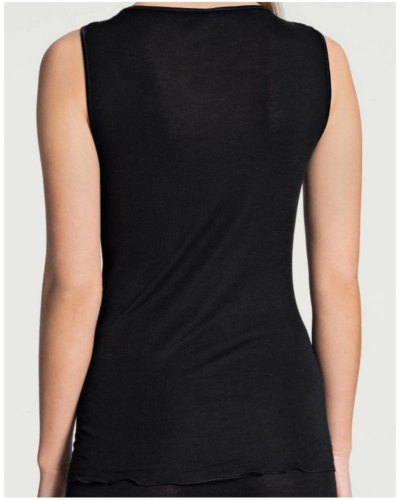 Débardeur Calida True Confidence Laine & Soie (Noir) 4 Débardeur Calida True Confidence Laine & Soie (Noir) – Image 2