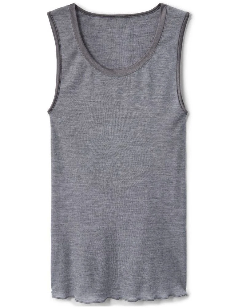 Débardeur Calida True Confidence Laine & Soie (Platin Melé) 5 Débardeur Calida True Confidence Laine & Soie (Platin Melé) – Image 3