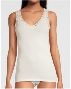 Débardeur Dentelle Leavers Oscalito 3300 (Ivoire)