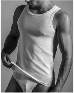 Débardeur HOM Supreme Coton (Blanc)