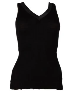 Débardeur Oscalito Plissé Bord Satin 4247 (Noir)