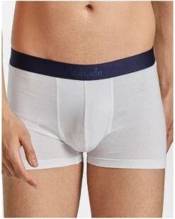 Duo Boxers Aubade Men Lot De 2 (Asto/Uni Blanc) -Aubade Lingerie Boutique duo boxers aubade men lot de 2 astouni blanc 2