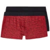 Duo Boxers Aubade Men Lot De 2 (Love Letters Rouge/Uni Noir) -Aubade Lingerie Boutique duo boxers aubade men lot de 2 love letters rougeuni noir