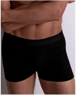 Duo Boxers Aubade Men Lot De 2 (Love Letters Rouge/Uni Noir) -Aubade Lingerie Boutique duo boxers aubade men lot de 2 love letters rougeuni noir 4