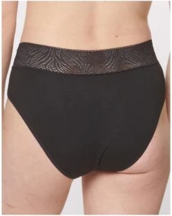 Hipster Menstruel Medium Sloggi Period Pants (Noir) -Aubade Lingerie Boutique hipster menstruel medium sloggi period pants noir 2