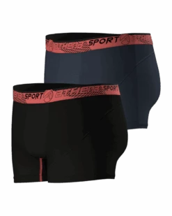 Lot De 2 Boxers Athena Running (Noir - Gris) -Aubade Lingerie Boutique lot de 2 boxers athena running noir gris 3