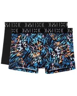 Lot De 2 Boxers Hom Vasilly (Noir/Noir Imprimé)